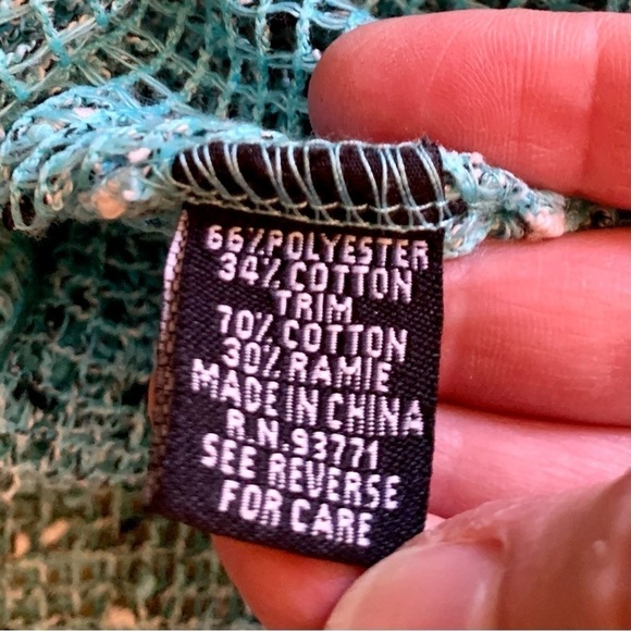 🏝️ 🐠Beachy Tropical Women’s Kaktus Layering Jacket, Sz L, Pre-owned 🐚 ☀️ - Picture 5 of 9